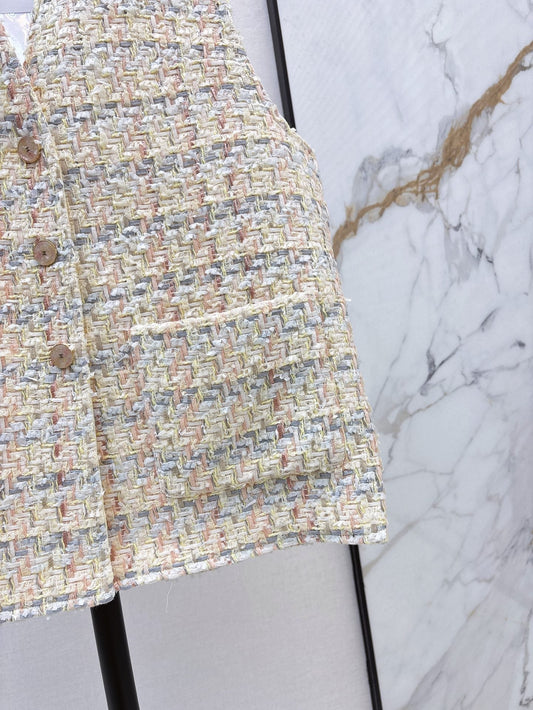 25ss woven vest