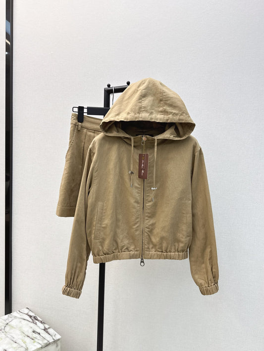 linen jacket set
