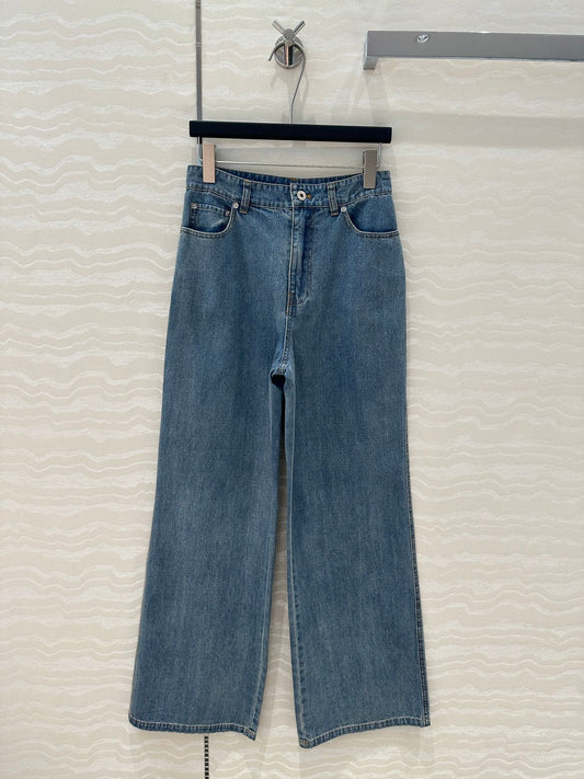 25SS embroidered jeans