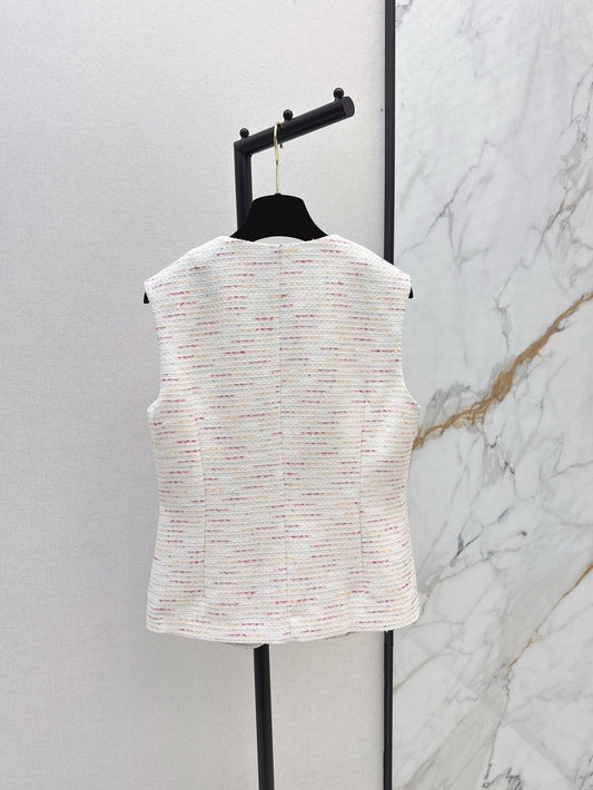25ss woven vest