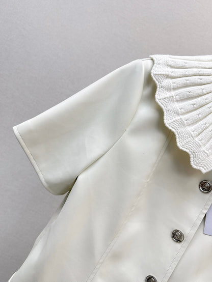 25ss ruffle T-shirt