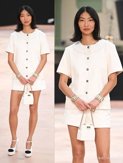25ss ruffle T-shirt