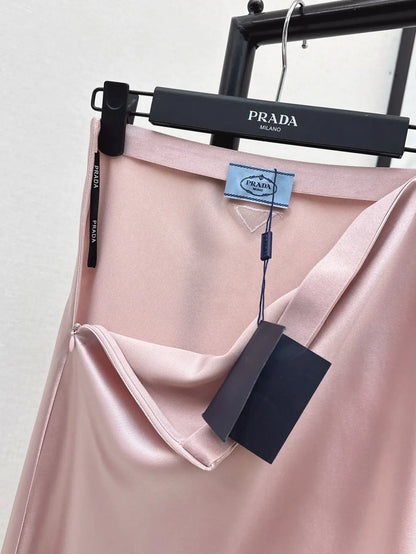 Elegant Satin-Finish Skirt