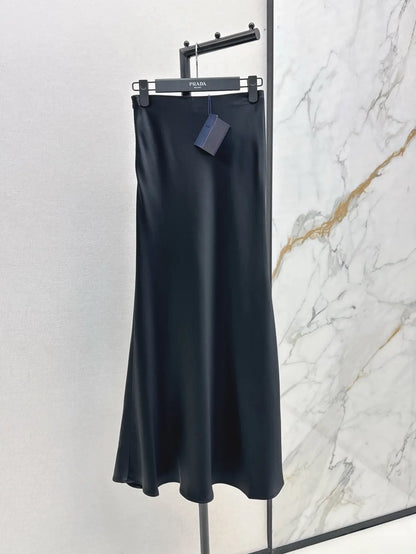 Elegant Satin-Finish Skirt