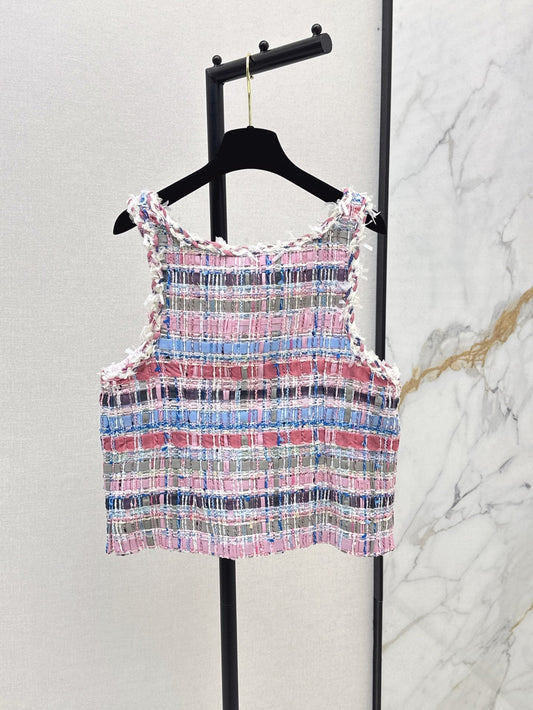 25ss woven vest