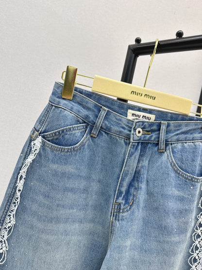 25ss lace jeans