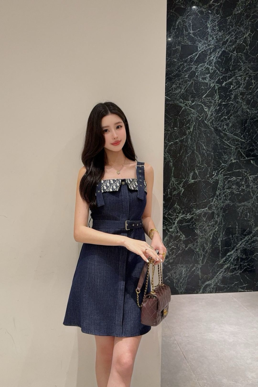 25SS denim dress
