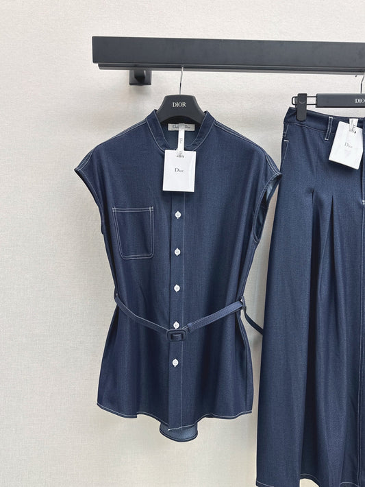 25ss denim vest