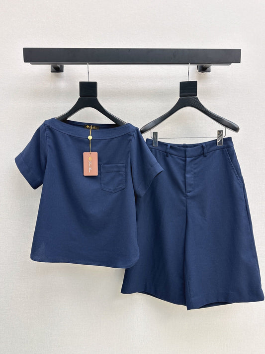 25ss tee short set