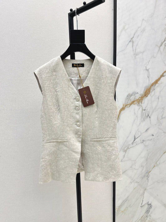 25ss linen vest