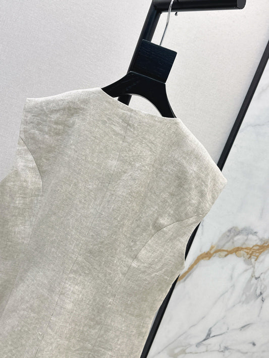 25ss linen vest