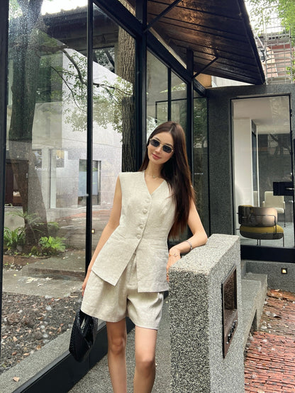 25ss linen short
