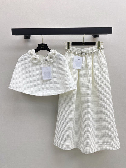 25ss woven cape top