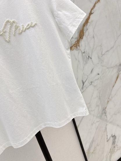 25ss beaded t-shirt