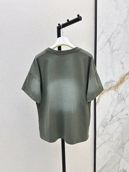 25ss embroidered t-shirt