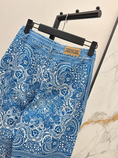 25ss printed jeans