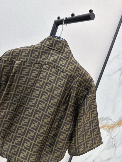 25ss silk crop shirt