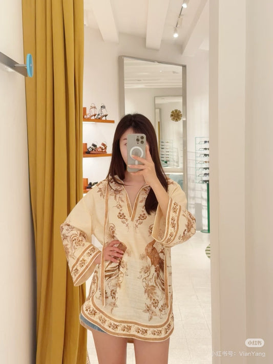 25ss print shirt