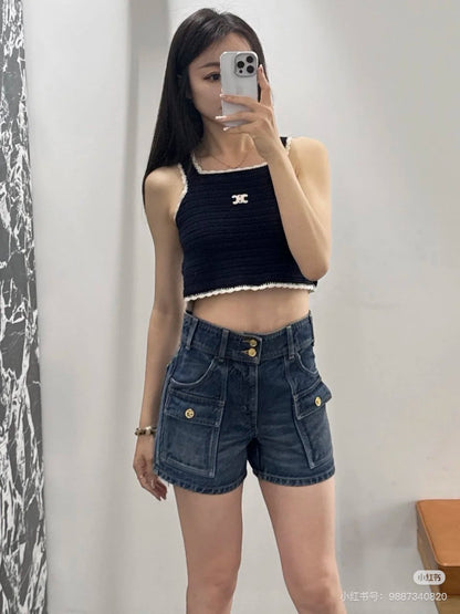 25ss knit  top tank