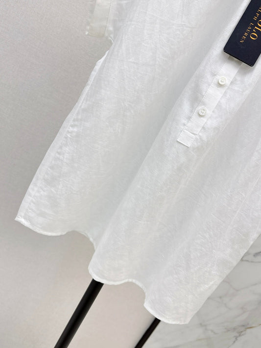 25ss Linen polo shirt