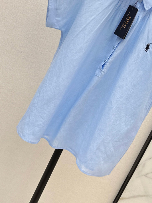 25ss linen polo shirt