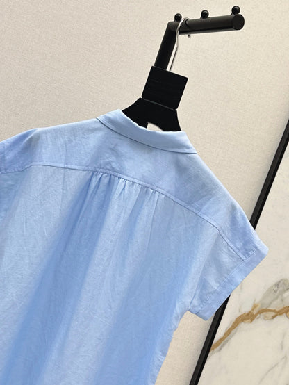 25ss linen polo shirt