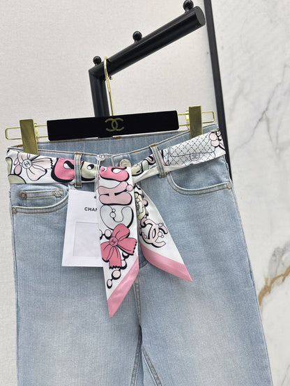 25ss scarf jeans
