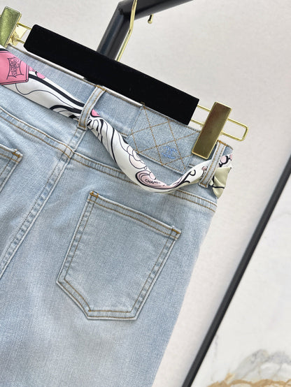 25ss scarf jeans