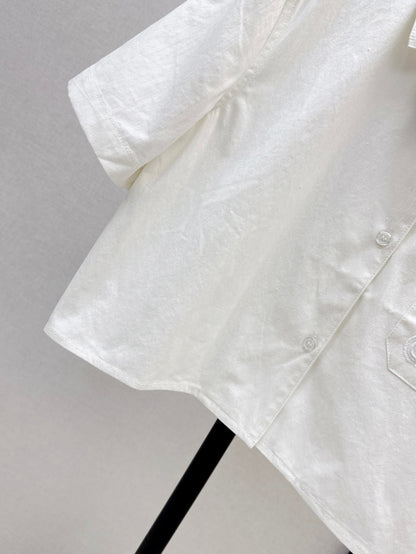 25ss embroidered shirt