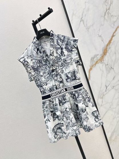 25SS print dress