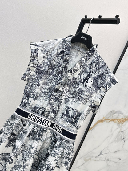 25SS print dress
