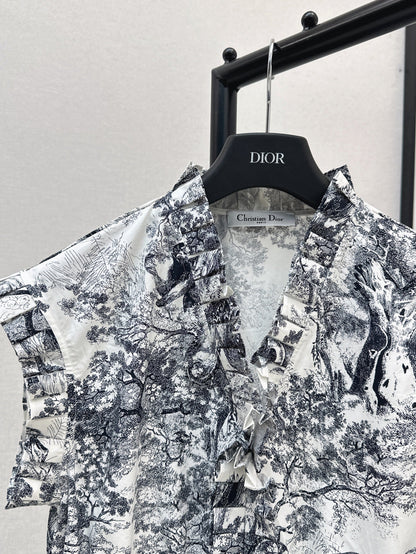 25SS print dress