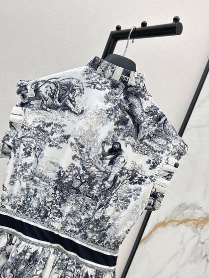 25SS print dress
