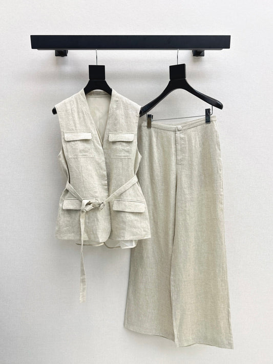 25ss linen suit