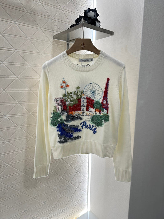 ♥2025 new products Embroidered sweater