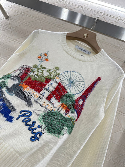 ♥2025 new products Embroidered sweater