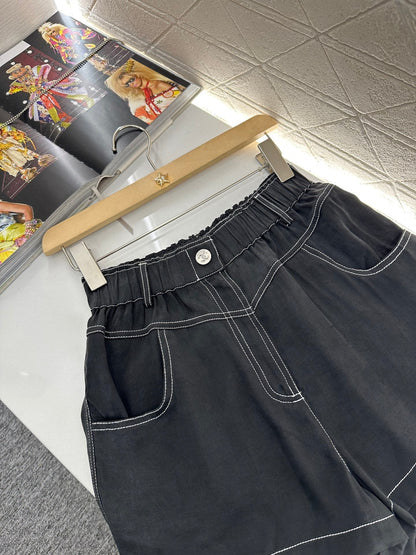2025 new product Double C vest shorts set