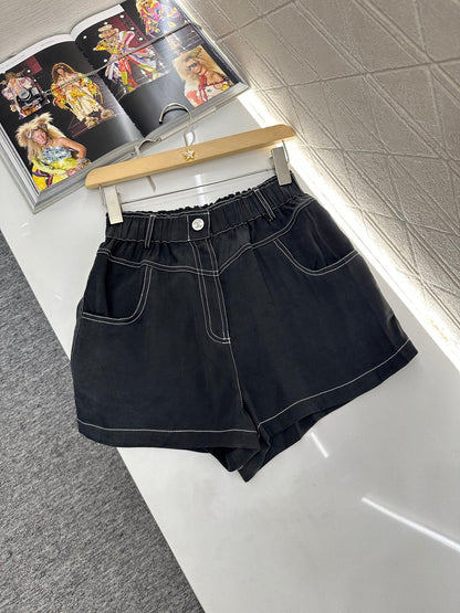 2025 new product Double C vest shorts set