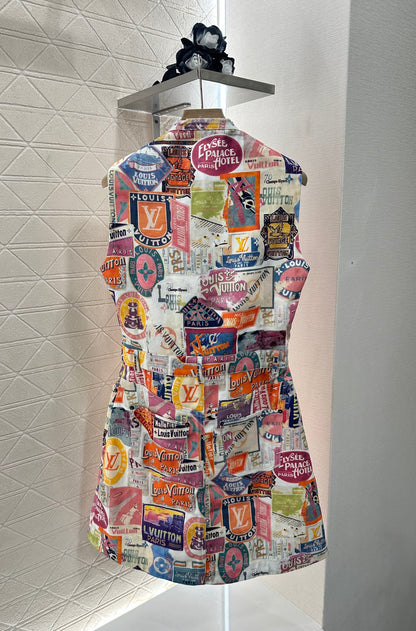 2025 new product Denim vest skirt