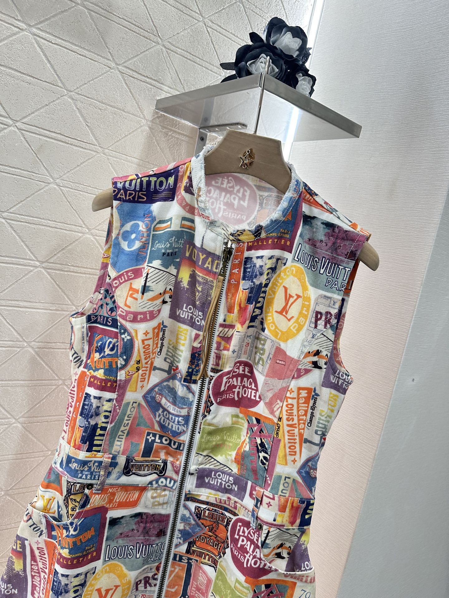 2025 new product Denim vest skirt