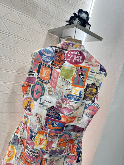 2025 new product Denim vest skirt
