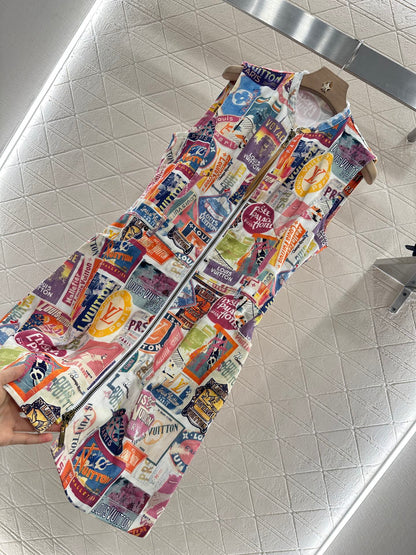 2025 new product Denim vest skirt