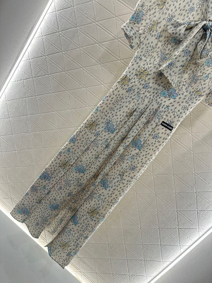 2025 new product Floral retro dress
