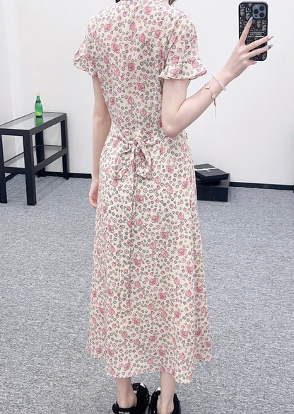 2025 new product Floral retro dress