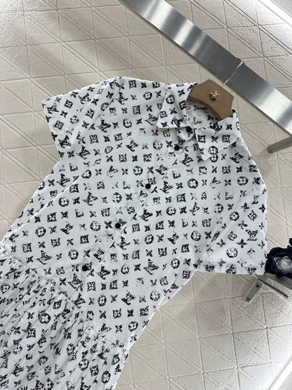 2025 new product Short-sleeved dress