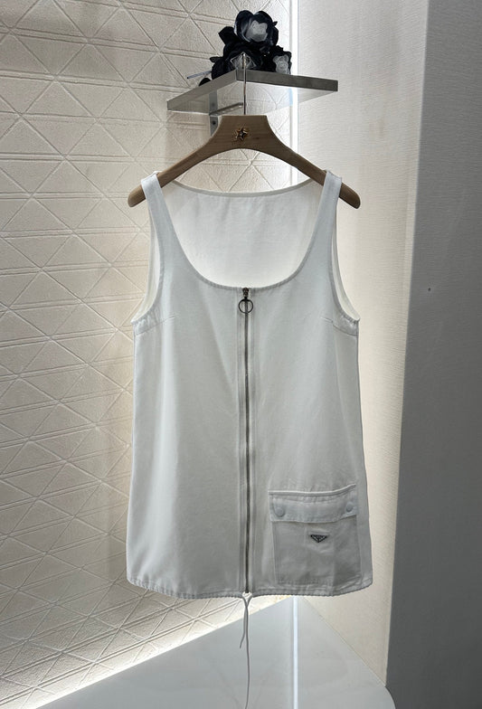 2025 new product Denim vest dress