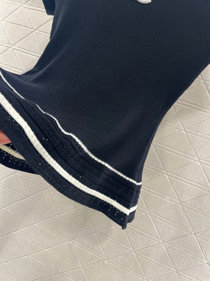 25 new product Hollow knitted short sleeves