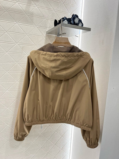 25 new product Hooded jacket and shorts set