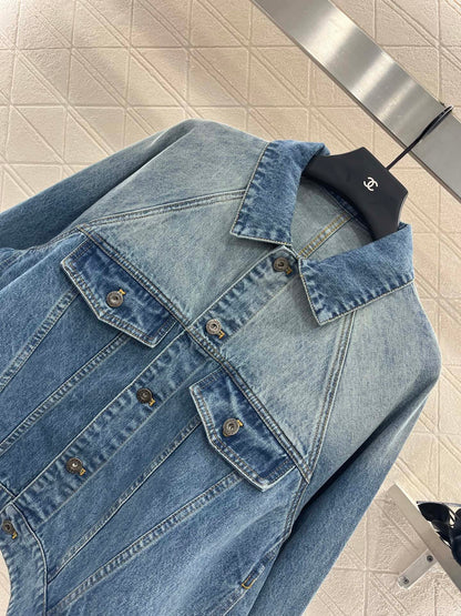 25 new products Denim jacket and trousers set