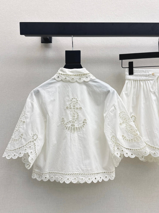 25ss embroidered shirt